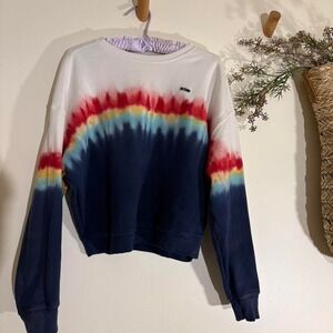 RE/DONE Rainbow Tie-Dye Sweatshirt